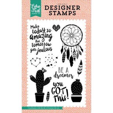 Echo Park - Be A Dreamer clearstamps