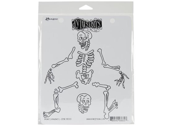 Dylusions Cling Stamps - Boney Maloney