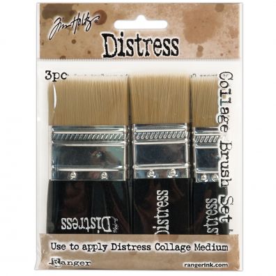 Tim Holtz Collage Brush 3 pack assortment