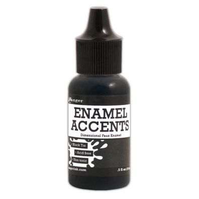 Ranger Enamel Accents  Black Tie