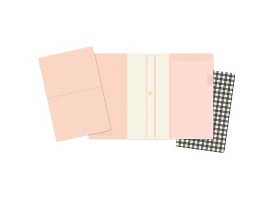 Carpe Diem Traveler's Notebook - Blush Speckle