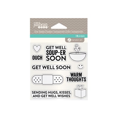 Add on Maj - Jillibean Soup Clear Stamp Get Well Soon