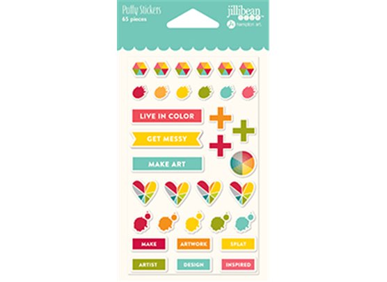 Add on Maj - Jillibean Soup Shades of Color Puffy Stickers