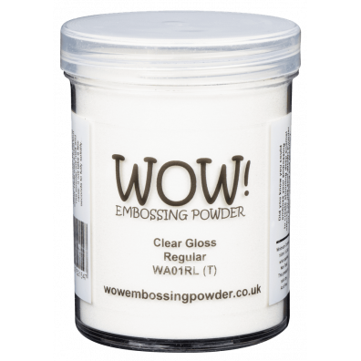 Wow Embossing Pulver - Clear Gloss Regular - 160ml