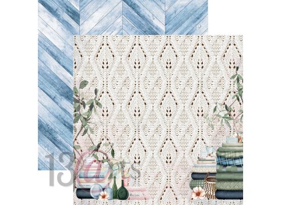 Add on December - EKSTRA Home Sweet Home - Living Room 12x12 mønsterpapir fra 13arts