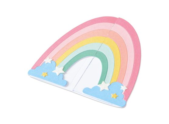 Sizzix Thinlits Fold-A-Long - Card Rainbow Fold-A-Long by Jen Long