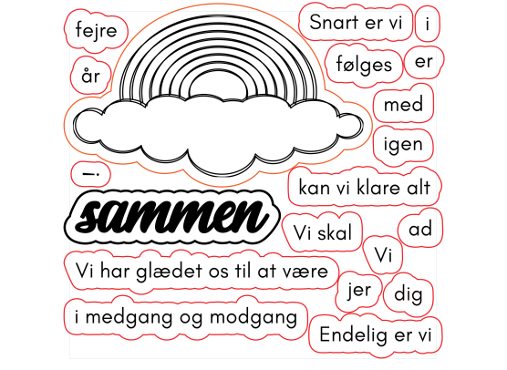 PTW Design Stempelsæt - Hr & Fru