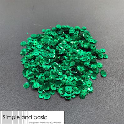 Simple and Basic Sequins - Green