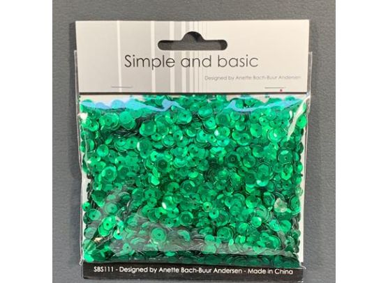 Simple and Basic Sequins - Green