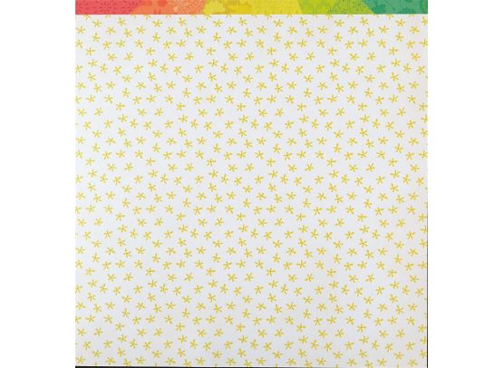 Add on August - EKSTRA American Crafts - The Color of Memories - Rainbow 12x12 mønsterpapir