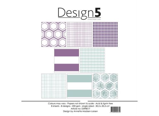 Design 5 - Purple Sky 12x12 Paper Pack