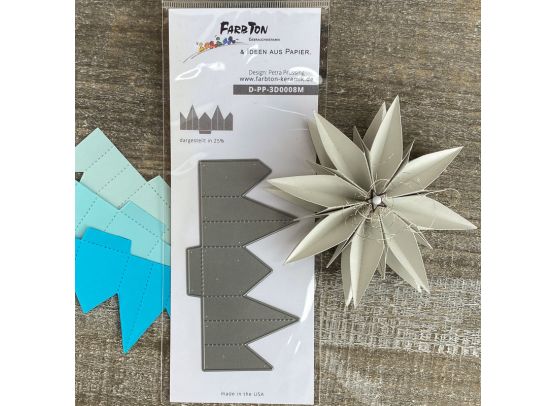 Farbton Papier dies - Folding Star Punch Nr. 8 M