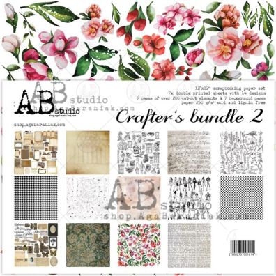 AB Studio - Crafter's Bundle 2 12x12 Paper Set