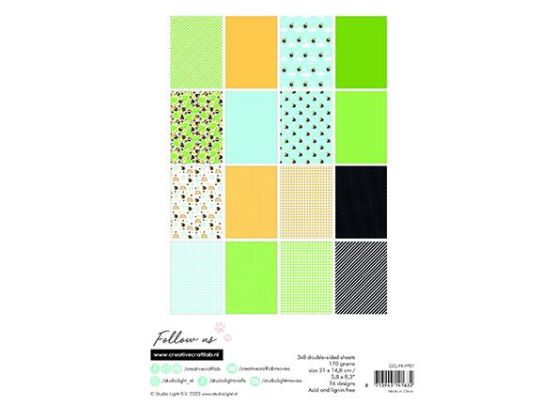 Studio Light - Creative Craftlab Friendz Designpaper - Honeybee 3x8 Paper Pad