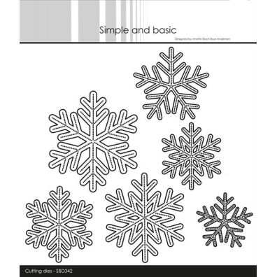 Add on November - Simple and Basic dies - Snowflakes