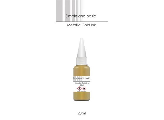 Add on November - Simple and basic - Metallic Gold Ink 20 ml.