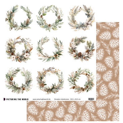 Add on December - EKSTRA PTW Design - Smukke Vinterkranse