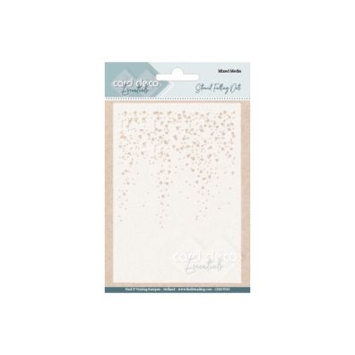 Card Deco Essentials - Falling Dots - Stencil