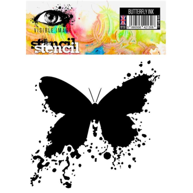 Visible Image Stencil - Butterfly Ink