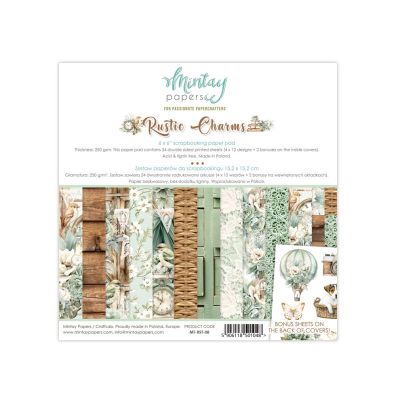 Mintay Papers - rustic Charms 6x6 Paper Pad