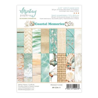 Mintay Papers - Coastal Memories Add-on - 6x8 Paper Pad