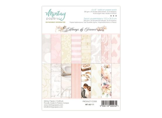 Mintay Papers - Always & Forever Add-on - 6x8 Paper Pad