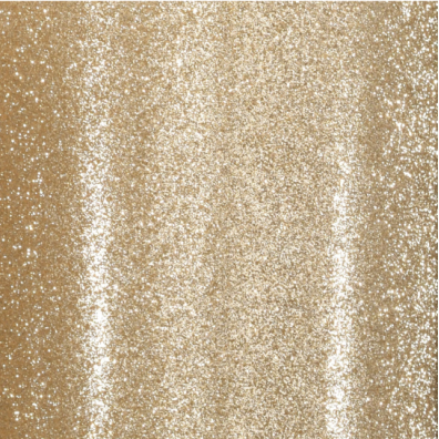 Add on Oktober - Florence - Selfadhesive Glitterpaper 12x12 - Lys Guld