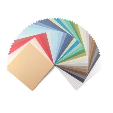 Florence Linen Cardstock 250gsm 12"x12" - Multipack - 60 stk.