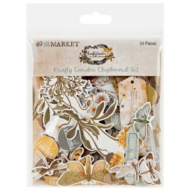 49 And Market - Chipboard Set - Krafty Garden