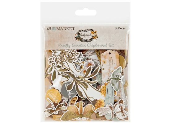 49 And Market - Chipboard Set - Krafty Garden