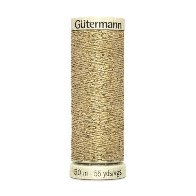 Gütermann - Metallic Tråd 50 m. - Guld