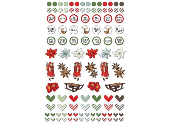 49 And Market Epoxy Stickers - Evergreen Season - Wishing Bubble