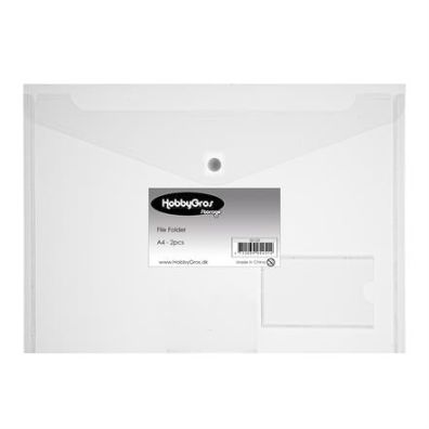 HobbyGros Storage - A4 File Folder (2 pcs)