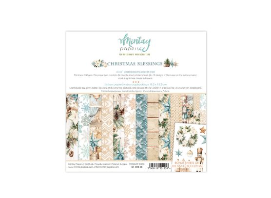 Mintay Papers - Christmas Blessings 6x6 Paper Pad