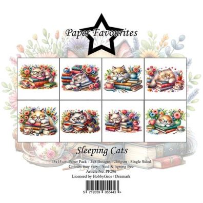 Paper Favourites - Sleeping Cats 6x6 Paper Pack