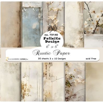 Felicita Design 6x6 Paperset - Rustic Paper