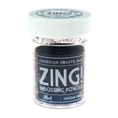 Zing Embossing pulver Black