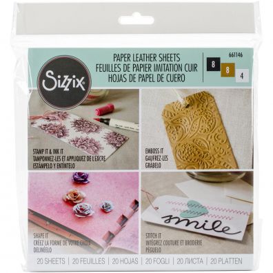 Sizzix Paper Leather Sheets - Basics