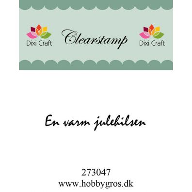 Dixi Craft Dansk stempel - Konfirmation