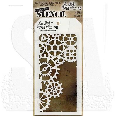 Tim Holtz Stencil/ Mask - Gears