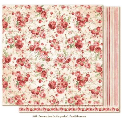 Summertime  Smell the roses mønsterpapir fra Maja Design